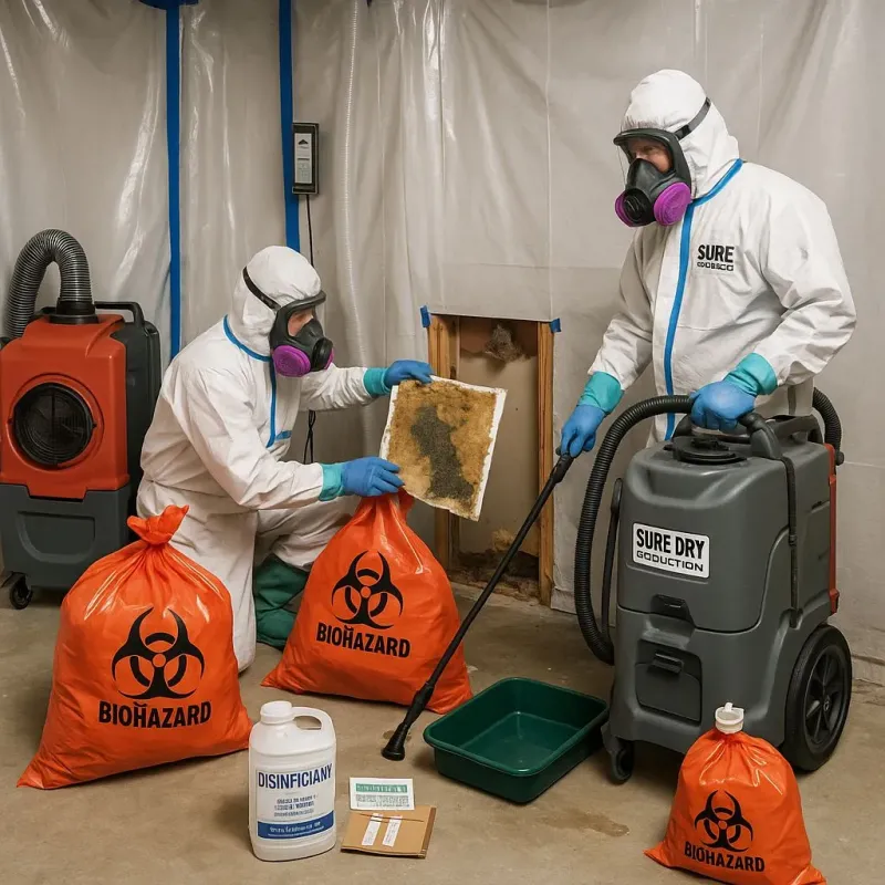 Contaminated Water Handling Protocols process in McAlmont, AR